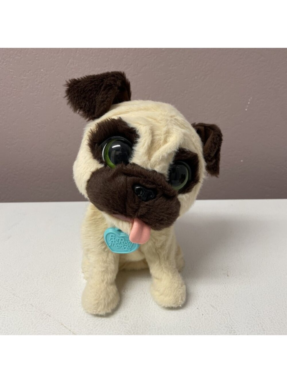 FurReal Friends Interactive JJ My Jumping Barks Pug Dog Plush Puppy WORKS